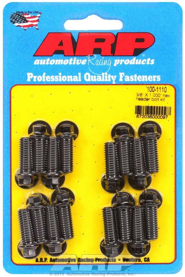ARP   Header Bolt Kit - 6pt. 3/8 x 1.00 UHL (16)  ARP100-1110