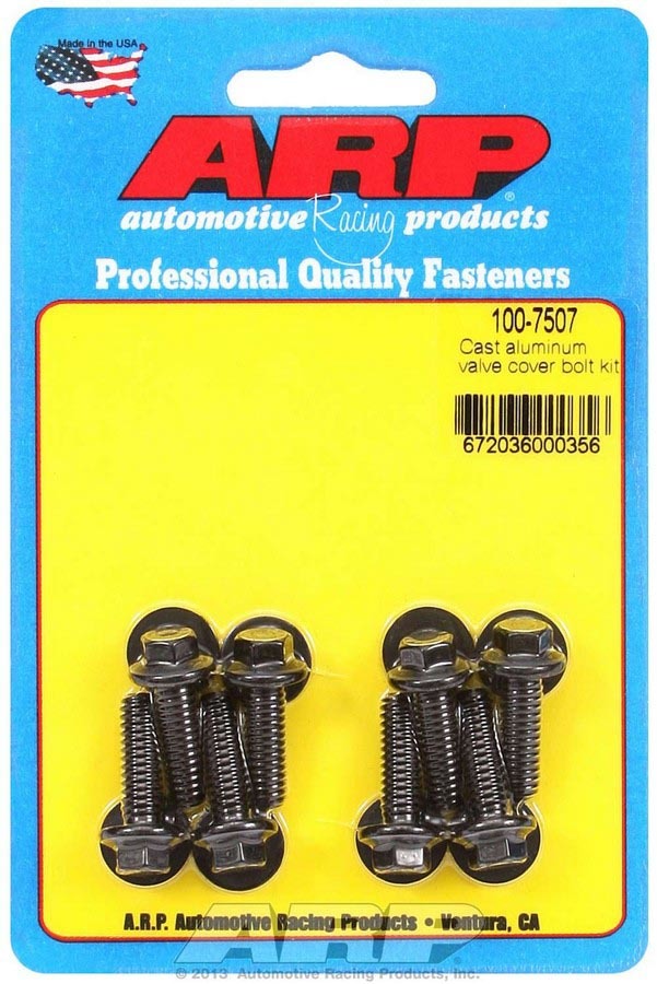 ARP   Valve Cover Bolt Kit 6pt 1/4-20 x .812 (8pk)  ARP100-7507