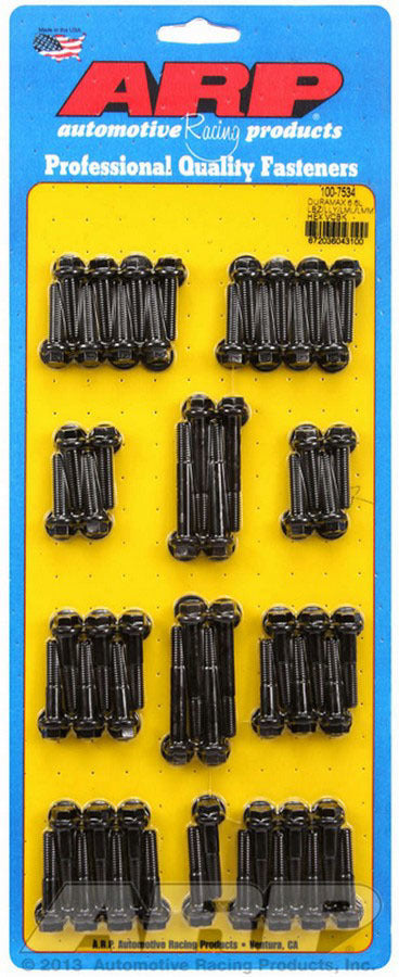 Arp Valve Cover Bolt Kit 6pt - Duramax 6.6L MPN ARP100-7534 For GM Ram
