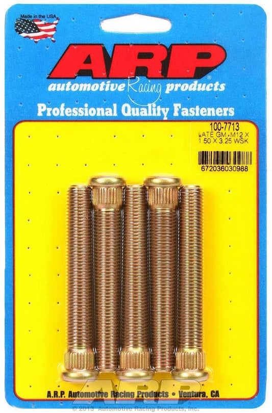 ARP   Wheel Stud Kit - M12x1.5 3.250/.509 Knurl  ARP100-7713