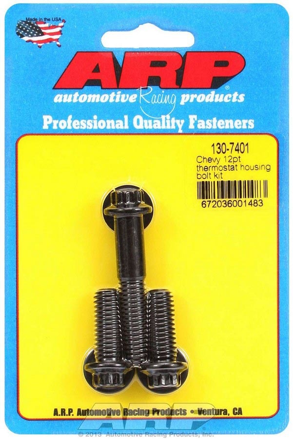 ARP   Thermostat Housing Bolt Kit 12pt Chevy V8 79-90  ARP130-7401