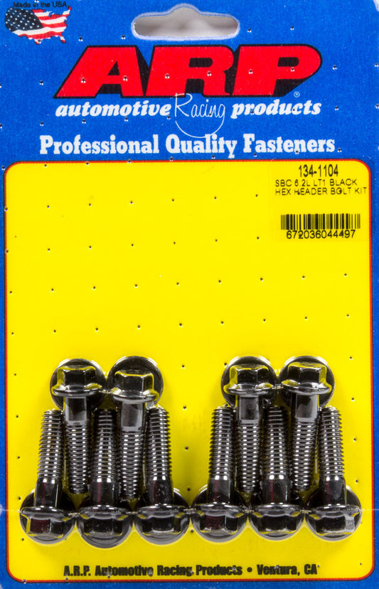 Arp Header Bolt Kit - GM LT1 6.2L 6pt MPN ARP134-1104 For GM GenV LT-Series