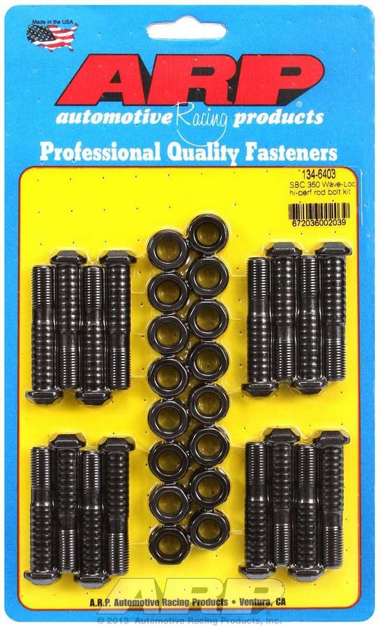 Arp SBC Rod Bolt Kit - Fits 305/307/350 L/J Engines MPN ARP134-6403 For Chevy