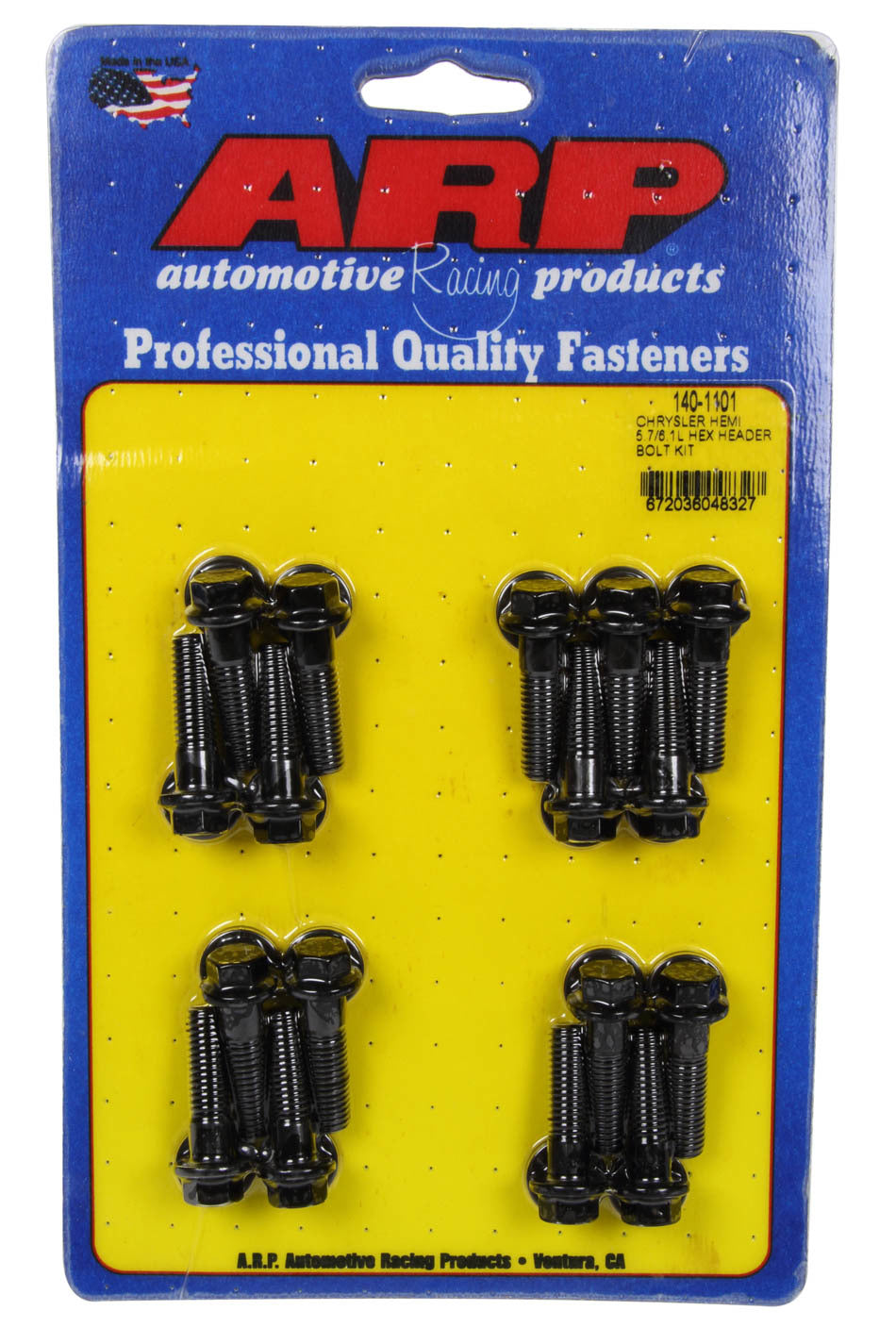 Arp Exhaust Header Bolt Kit Chrysler 5.7L/6.1L Hemi MPN ARP140-1101 For Mopar Gen III