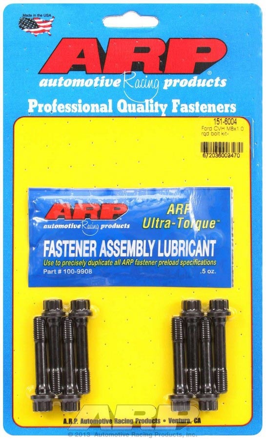 Arp Ford Rod Bolt Kit - 1.6L CVH M8 MPN ARP151-6004 For Ford