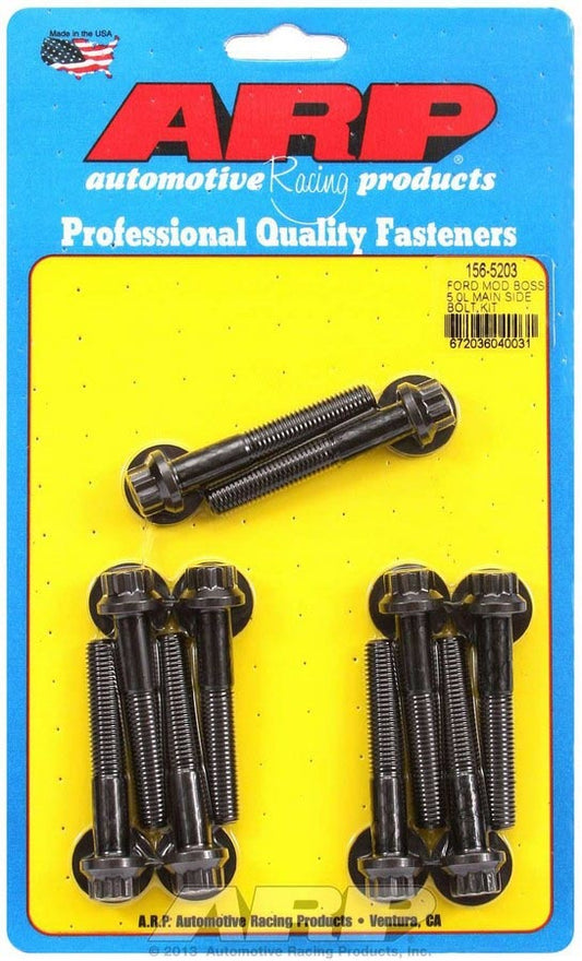 Arp Ford Main Cap Side Bolt Kit - Boss 5.0L Mod Blk MPN ARP156-5203 For Ford Coyote