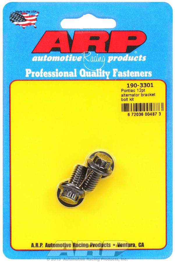 ARP   Pontiac 12pt Alternator Bracket Bolt Kit  ARP190-3301