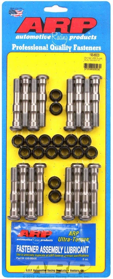 Arp Pontiac Rod Bolt Kit - Fits 455 Super Duty MPN ARP190-6003 For Pontiac