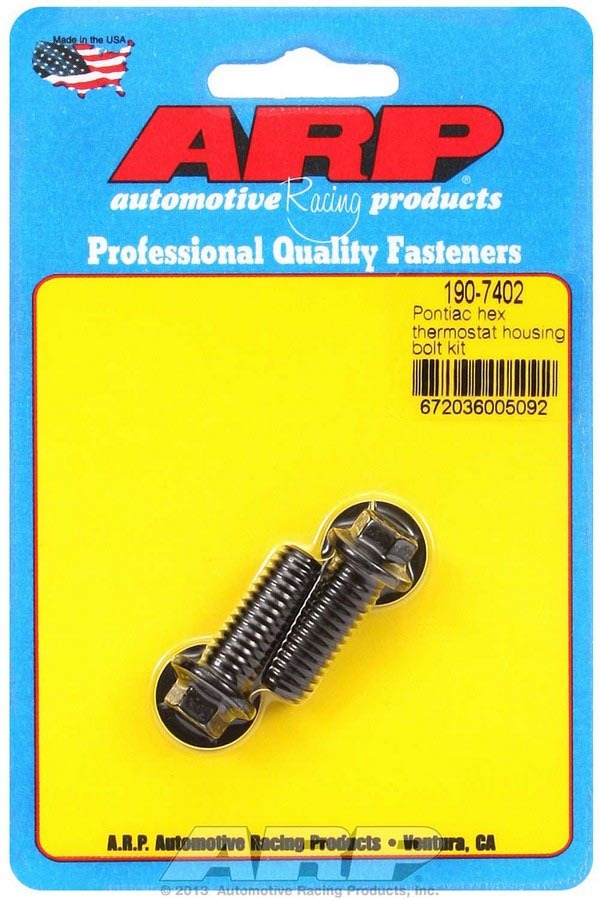 ARP   Pontiac 6pt Thermostat Housing Bolt Kit  ARP190-7402