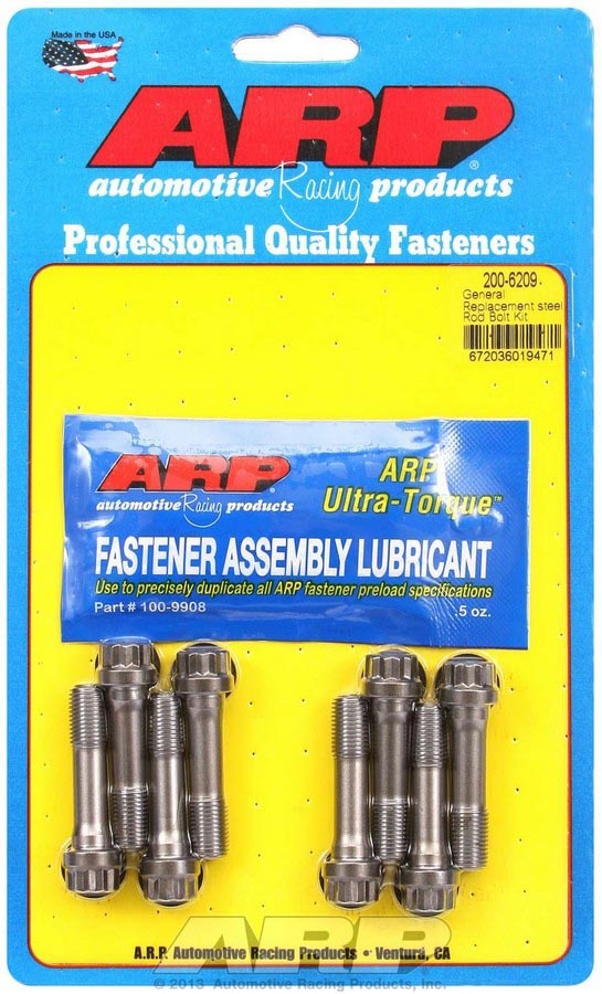 Arp Replacement Rod Bolt Kit 3/8 (8) MPN ARP200-6209 For Universal use