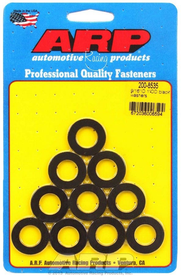 ARP   Black Washers - 9/16 ID x 1 OD (10)  ARP200-8535