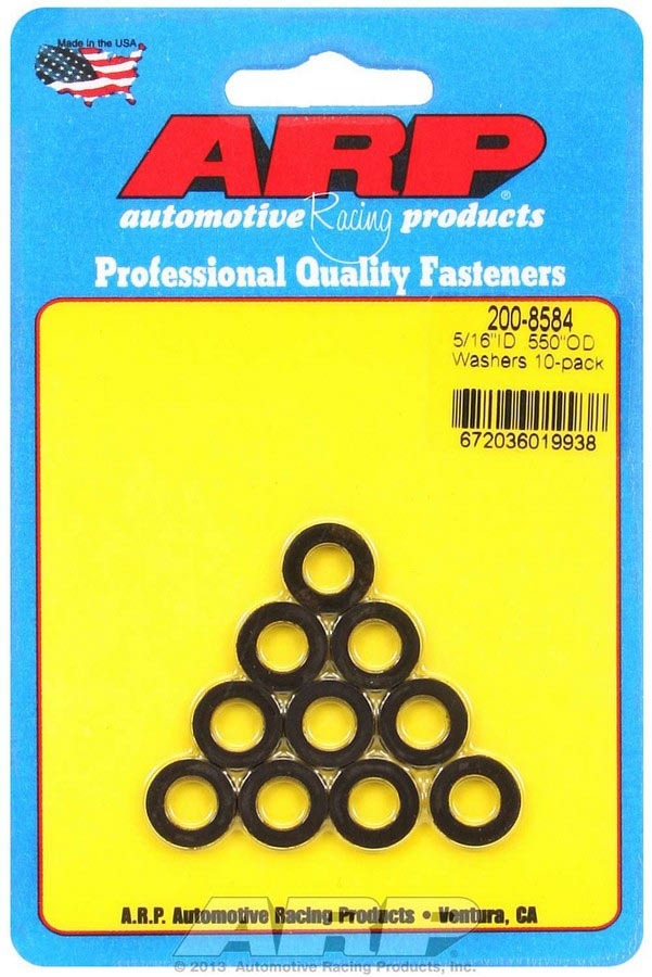 ARP   Black Washers - 5/16 ID x .550 OD (10)  ARP200-8584