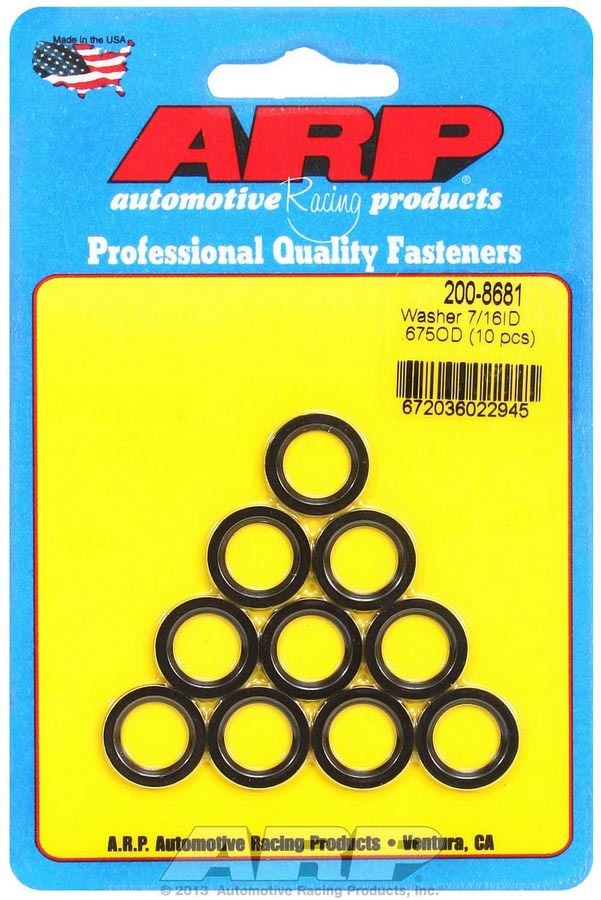 ARP   Conn. Rod Washers - 7/16 ID x .675 OD Chamfer(10)  ARP200-8681