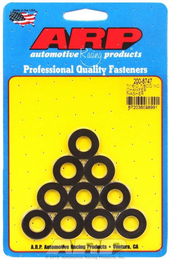 ARP   Black Washers - 7/16 ID x 7/8 OD (10)  ARP200-8747