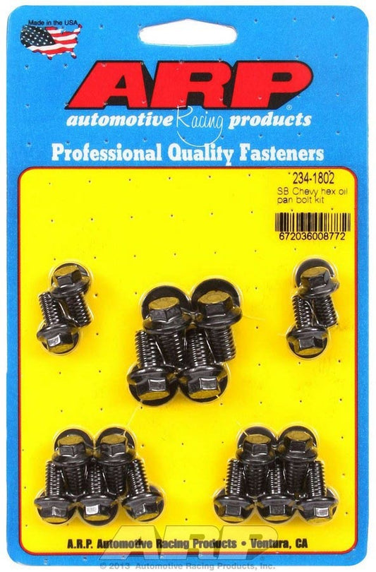 Arp SBC Oil Pan Bolt Kit MPN ARP234-1802 For Chevy