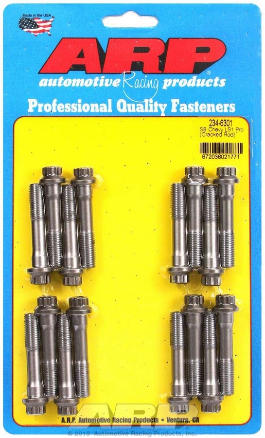 Arp SBC Rod Bolt Kit - Fits LS1 Cracked Rod MPN ARP234-6301 For GM LS-Series