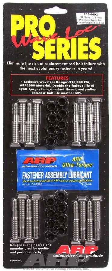 Arp BBC Rod Bolt Kit - Fits 396-427 w/3/8in MPN ARP235-6402 For Chevy