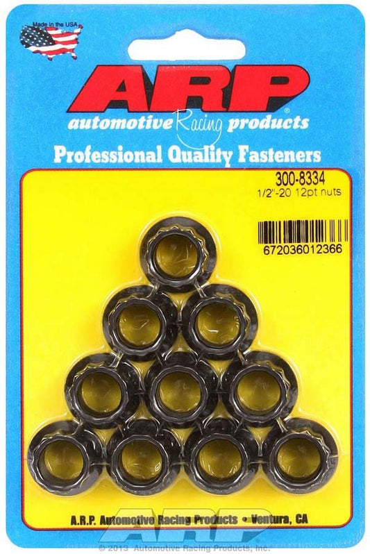 Arp 1/2-20 12pt. Nuts (10) MPN ARP300-8334