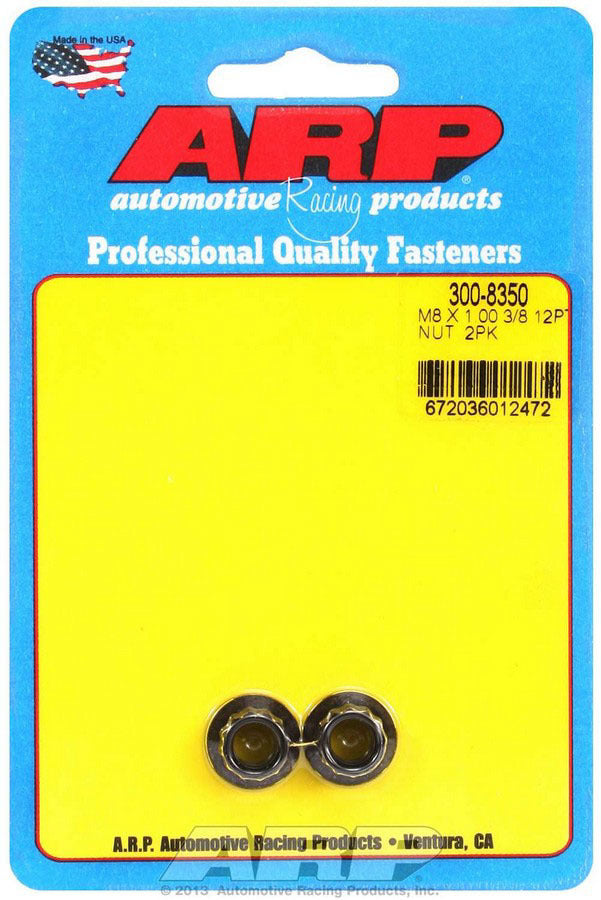 ARP   8mm x 1.00 12pt Nut Kit (2pk)  ARP300-8350