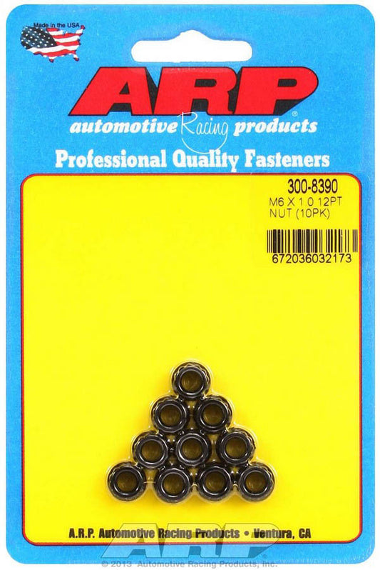 Arp 6mm x 1.00 12pt. Nuts (10) MPN ARP300-8390