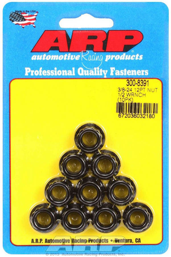 ARP   3/8-24 12pt. Nuts (10)   ARP300-8391