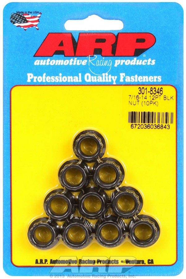 ARP   7/16-14 12pt. Nuts (10)   ARP301-8346