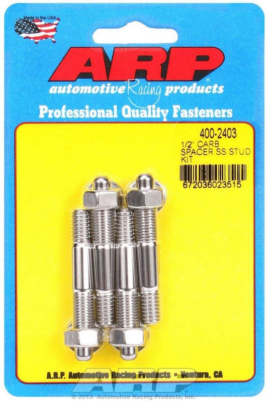 Arp S/S Carburetor Stud Kit 5/16in x 2.225in OAL MPN ARP400-2403