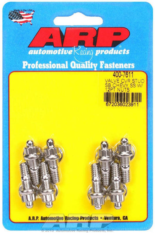 Arp S/S Valve Cover Stud Kit 12pt. (8) MPN ARP400-7611