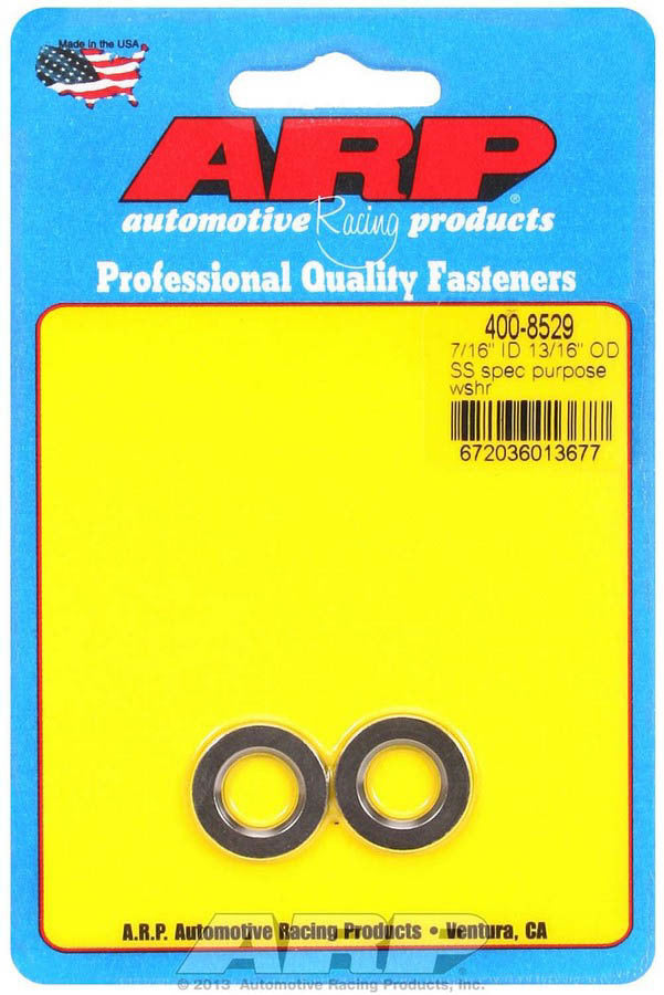 ARP   S/S Flat Washers - 7/16 ID x .812 OD (2)  ARP400-8529