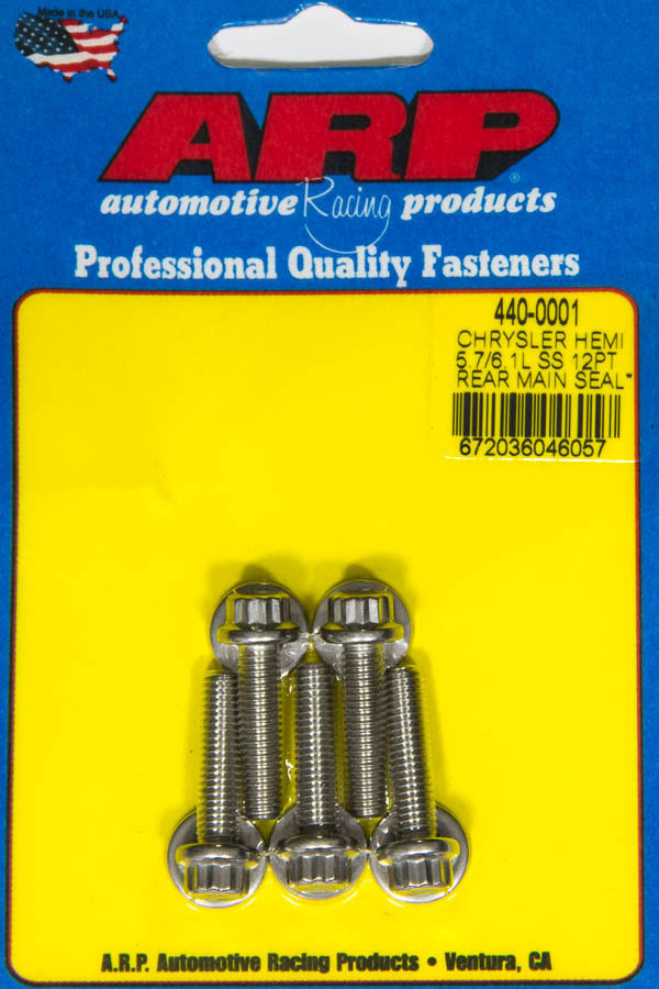 ARP   Rear Motor Cover Bolt Kit Mopar 5.7/6.1L Hemi  ARP440-0001