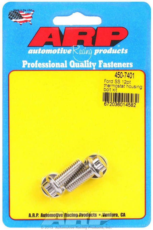 ARP   S/S Thermostat Housing Bolt Kit 12pt.  ARP450-7401