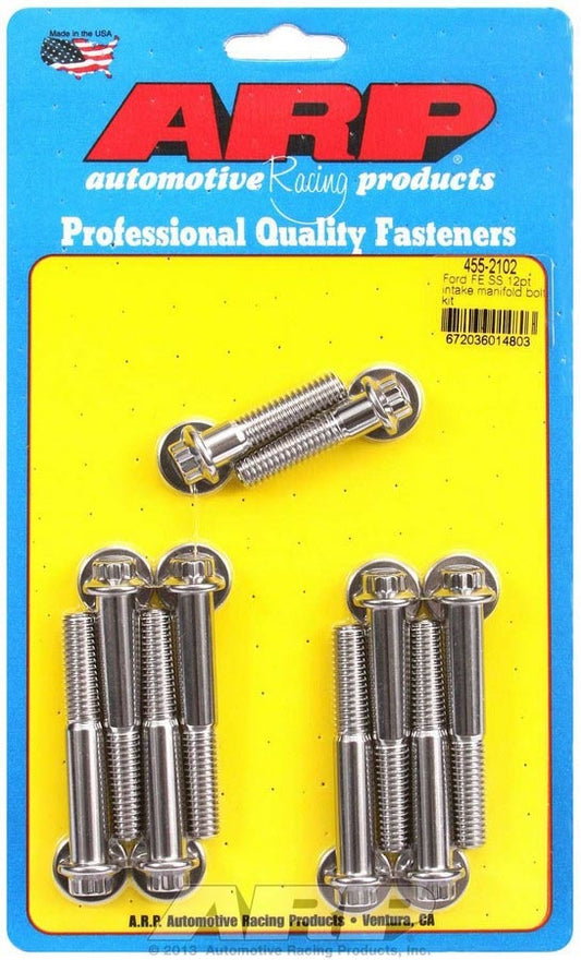 ARP   BBF S/S Intake Bolt Kit 12pt.  ARP455-2102