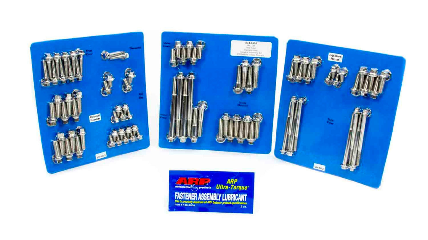 Arp SBC S/S Complete Engine Fastener Kit 6pt. MPN ARP534-9603 For GM 1992-97