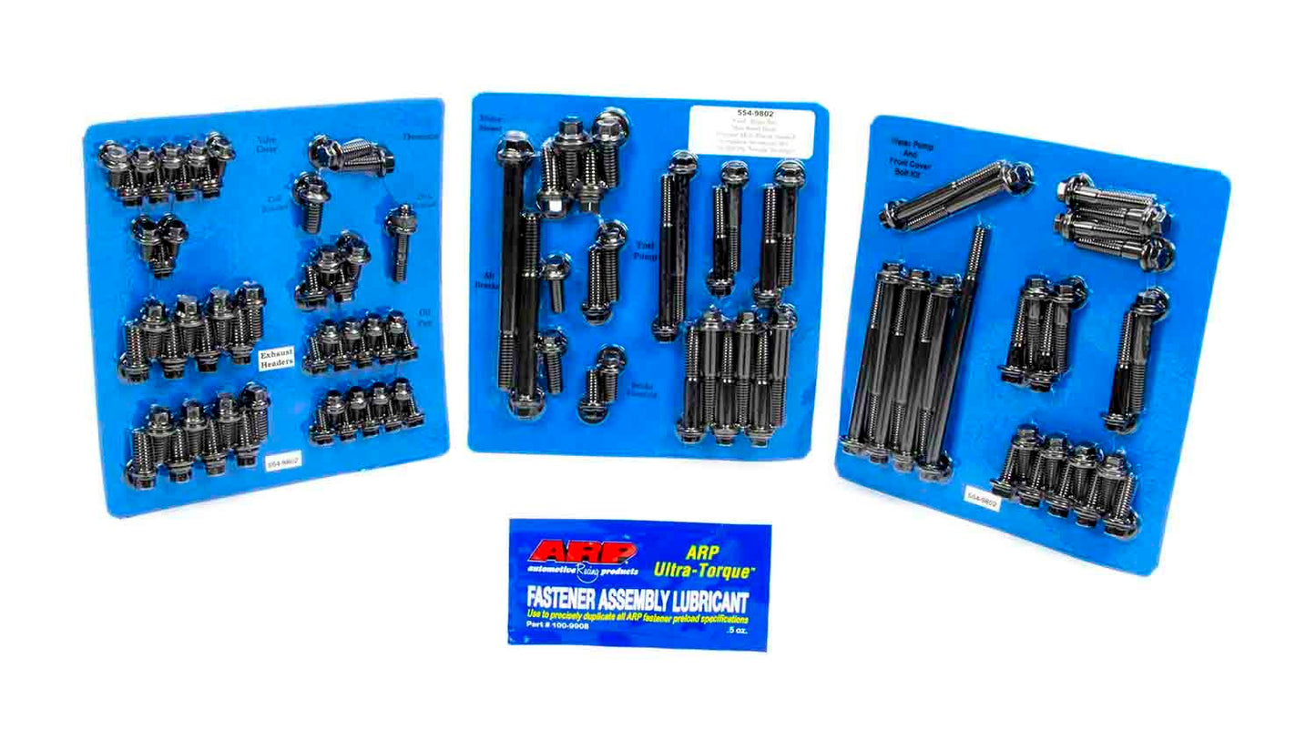 Arp SBF Complete Engine Fastener Kit 6pt. MPN ARP554-9802 For Ford Cleveland