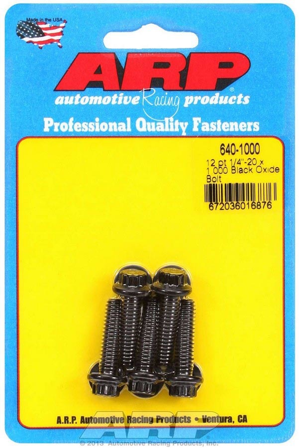 ARP   Bolt Kit - 12pt. (5) 1/4-20 x 1.000  ARP640-1000