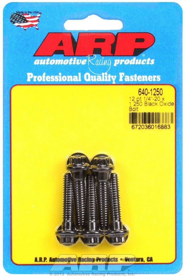 ARP   Bolt Kit - 12pt. (5) 1/4-20 x 1.250  ARP640-1250