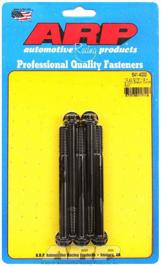 Arp Bolt Kit - 12pt 5pk 5/16-18 x 4.000 MPN ARP641-4000 For Universal use