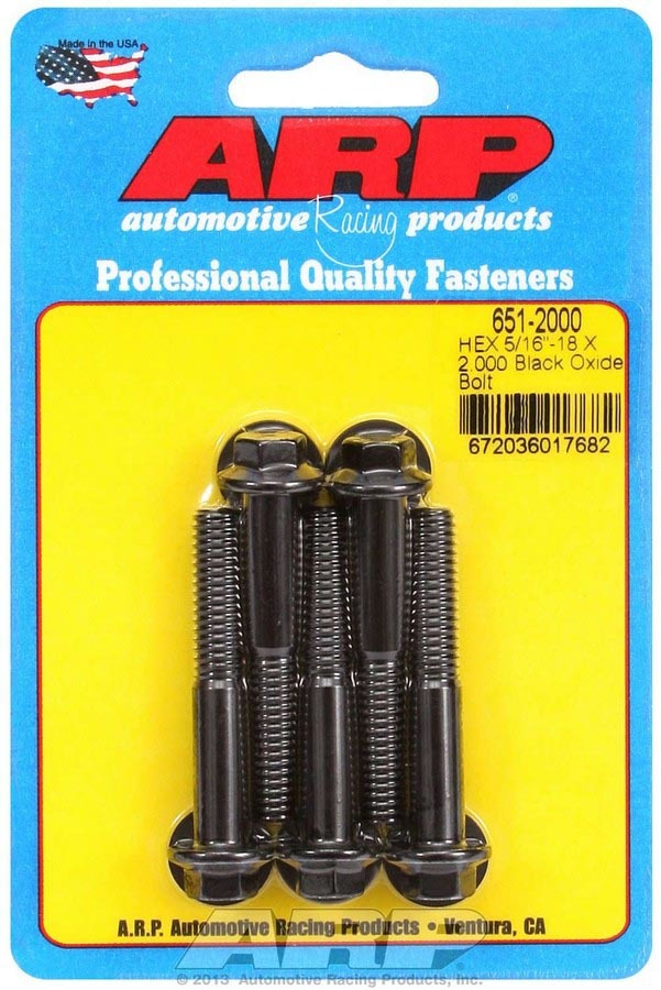 ARP   Bolt Kit - 6pt. (5) 5/16-18 x 2.000  ARP651-2000