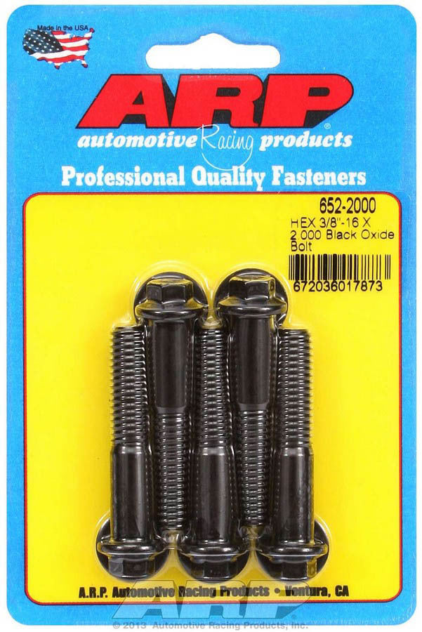 Arp Bolt Kit - 6pt. (5) 3/8-16 x 2.000 MPN ARP652-2000 For Universal use