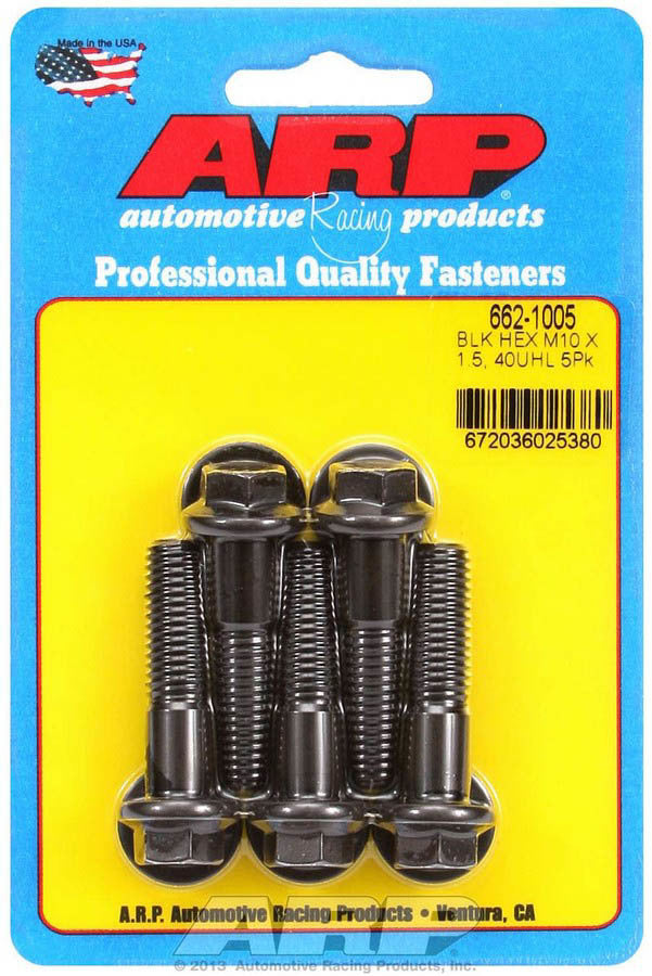 ARP   Bolt Kit - 6pt. (5) 10mm x 1.5 x 40mm  ARP662-1005