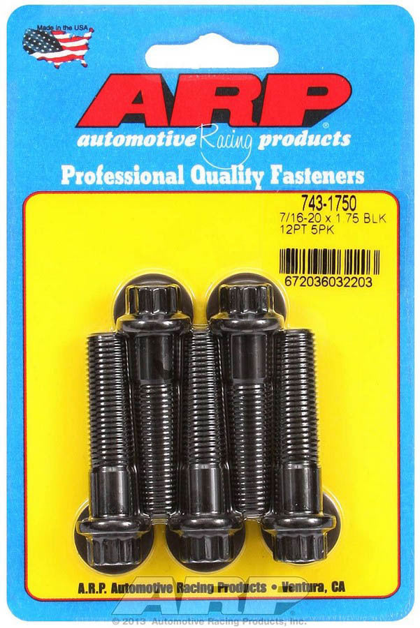 ARP   Bolt Kit - 12pt. (5) 7/16-20 x 1.750  ARP743-1750