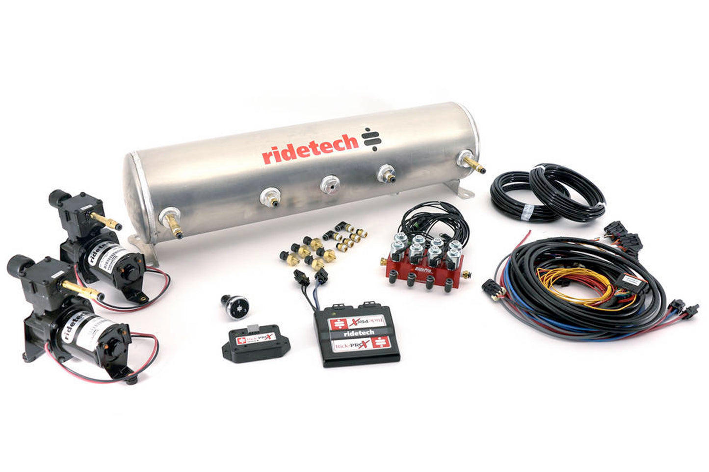 RIDETECH  RidePro E5 5 Gallon Dual Compressor 1/4in Valves   ART30534100