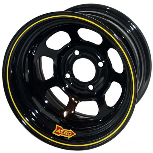 Aero Race Wheels   15x10 3in. 5.00 Black   ARW50-105030