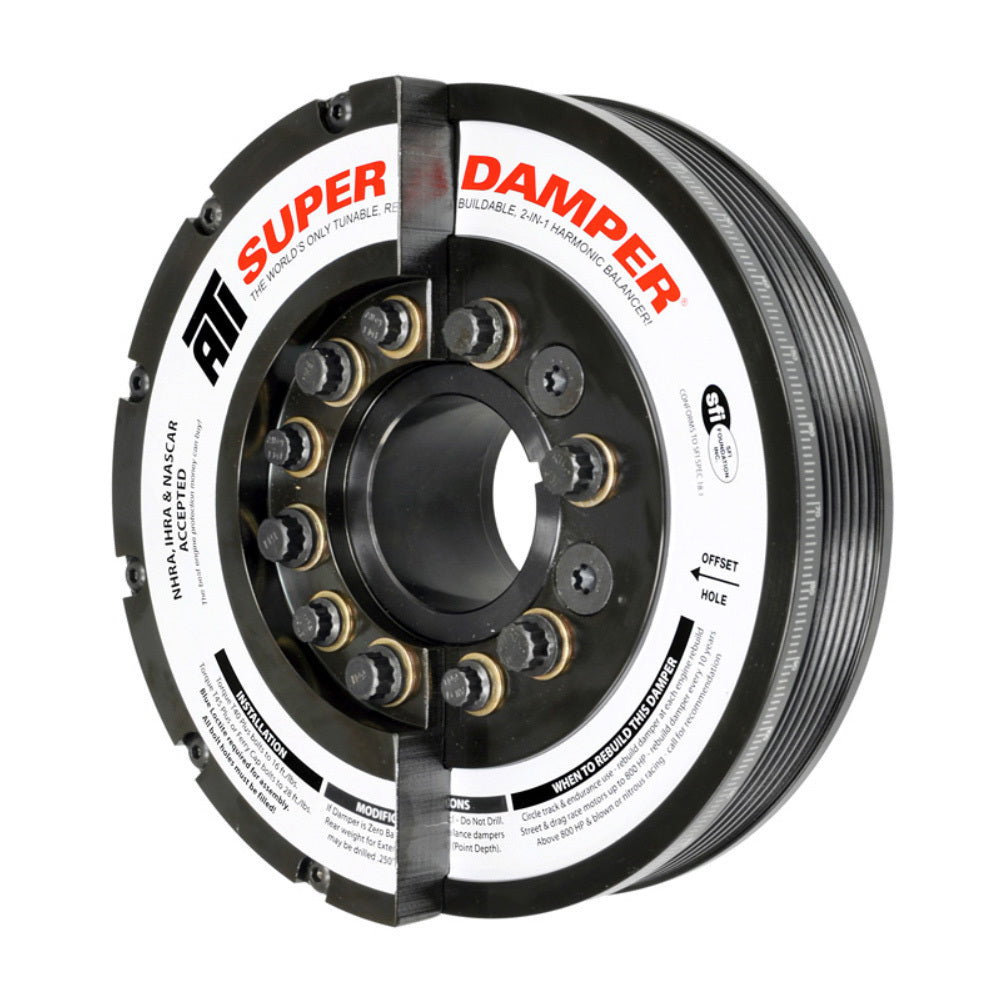 Ati Performance 7.425 Super Damper - SFI Duramax 11-Up LM MPN ATI917376 For GM Ram 2011-20