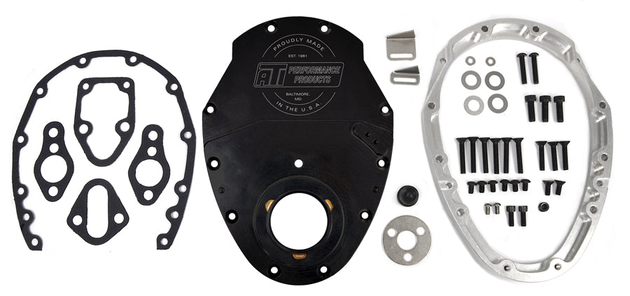Ati Performance SBC Cast Alum. T/C w/BBC Snout MPN ATI925502 For Chevy