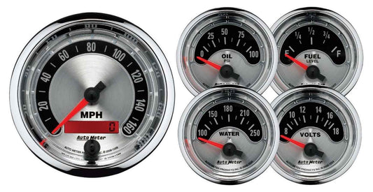 Autometer A/M 5-Piece Gauge Kit MPN ATM1202