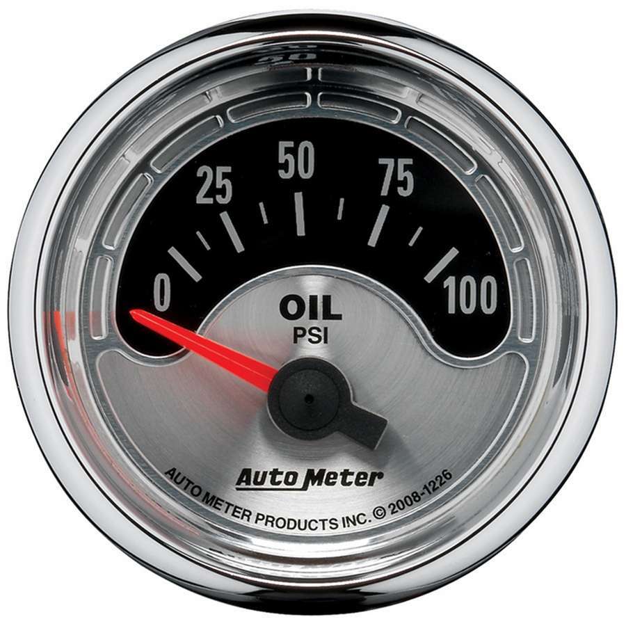 Autometer   2-1/16 A/M Oil Pressure Gauge 0-100psi  ATM1226