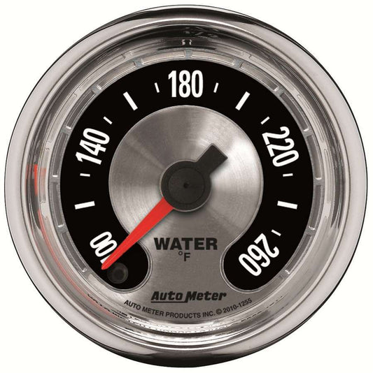 Autometer 2-1/16 A/M Water Temp Gauge 100-260 MPN ATM1255