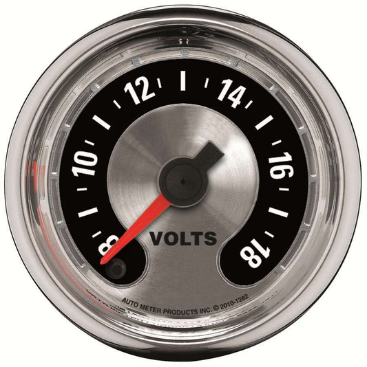 Autometer 2-1/16 A/M Voltmeter Gauge 8-18 MPN ATM1282