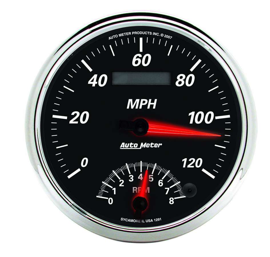 Autometer 5in Tach/Speedo Gauge 120 MPH 8000 RPM MPN ATM1291